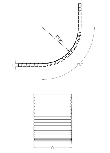Deckel für Steigestück 60x100mm Stahl