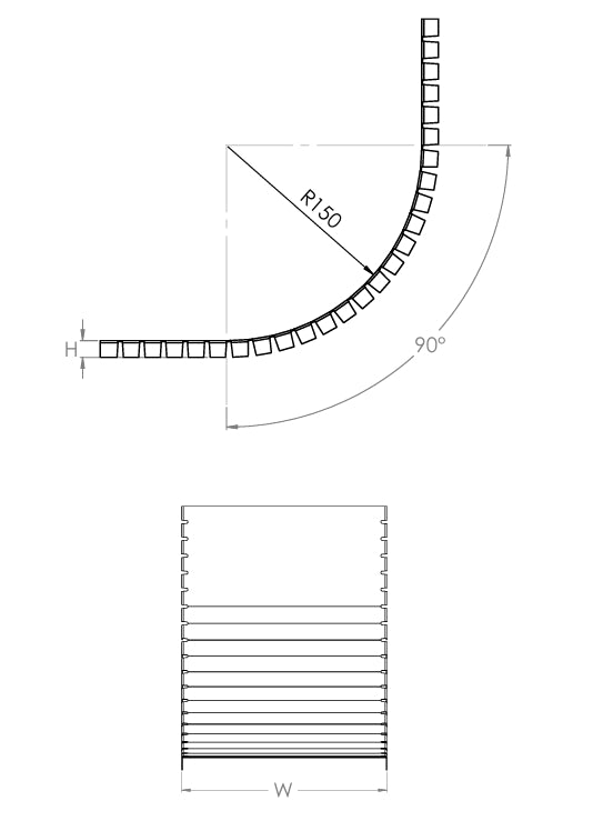 Deckel für Steigestück 60x100mm Stahl
